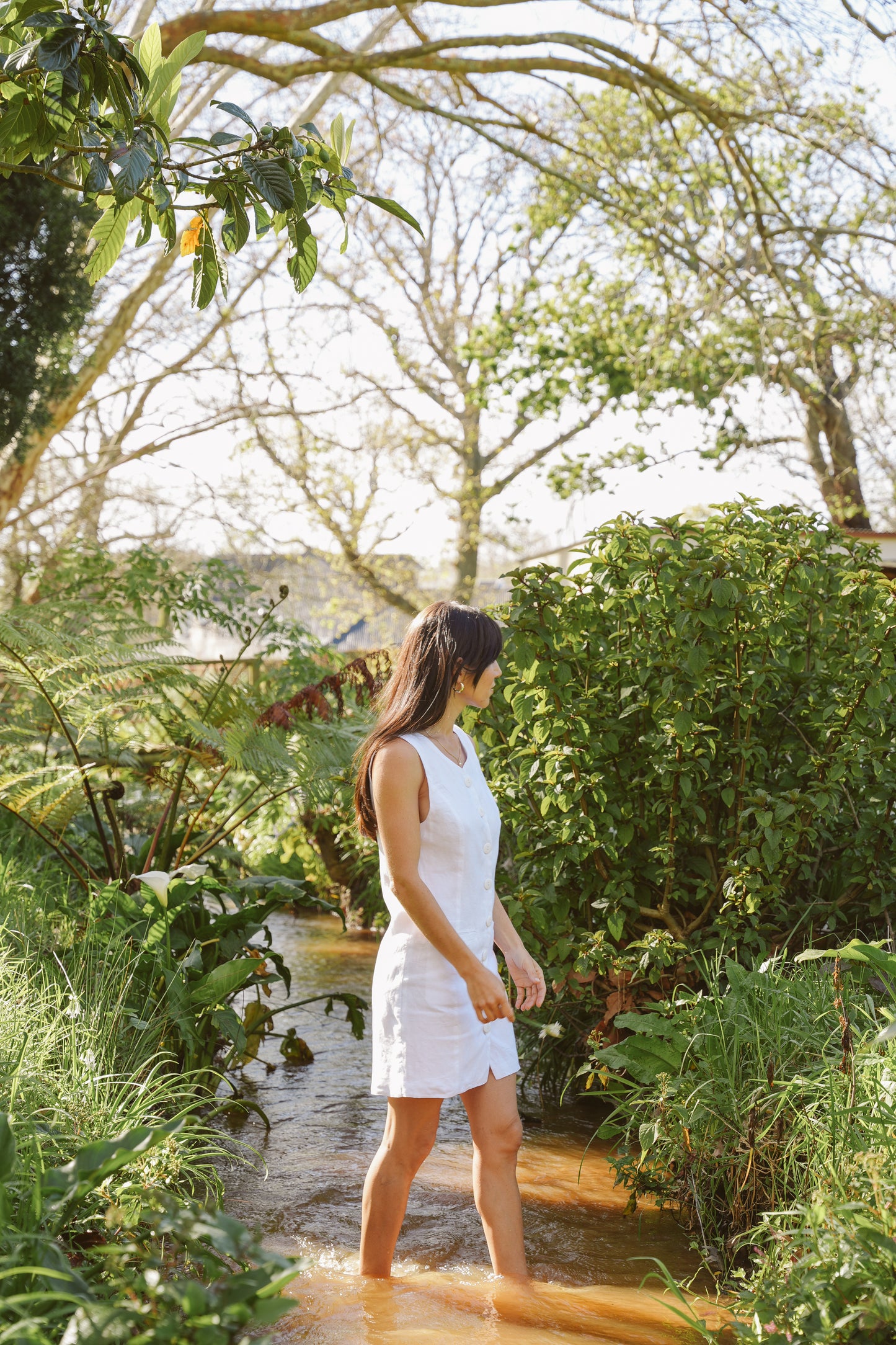 Linen Shift Dress